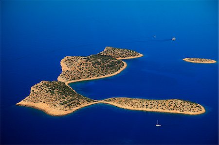 Aerial View, Kornati, Dalmatia Stock Photo - Premium Royalty-Free, Code: 6115-08066549