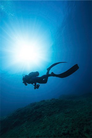 plongeur (homme) - Diving, Adriatic Sea, Croatia, Europe Photographie de stock - Premium Libres de Droits, Code: 6115-08066661