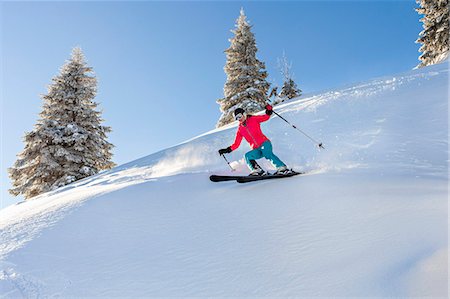 simsearch:6115-08149365,k - Ski holiday, Sudelfeld, Bavaria, Germany Photographie de stock - Premium Libres de Droits, Code: 6115-08149313