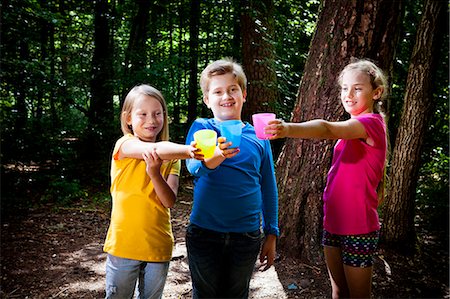 education camp - Children in a forest camp, Munich, Bavaria, Germany Stock Photo - Premium Royalty-Free, Code: 6115-08100822