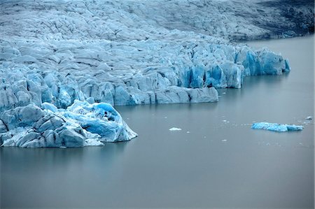 Vatnajökull glacier with coastline, Landmannalaugar, Iceland Photographie de stock - Premium Libres de Droits, Code: 6115-08101288
