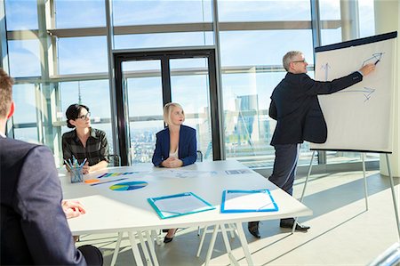 simsearch:6115-08416263,k - Senior architect giving presentation in business meeting Stock Photo - Premium Royalty-Free, Code: 6115-08416303