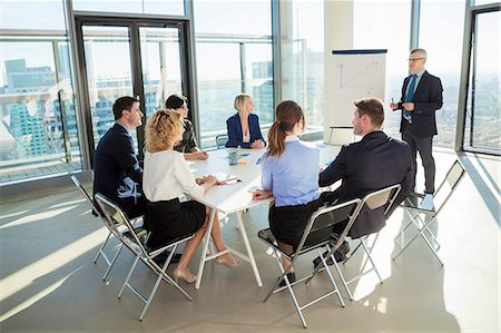 simsearch:6115-08416163,k - Senior architect giving presentation in business meeting Stock Photo - Premium Royalty-Free, Code: 6115-08416301
