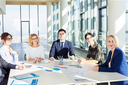 simsearch:6115-08416163,k - Team of architects in business meeting Stock Photo - Premium Royalty-Free, Code: 6115-08416304