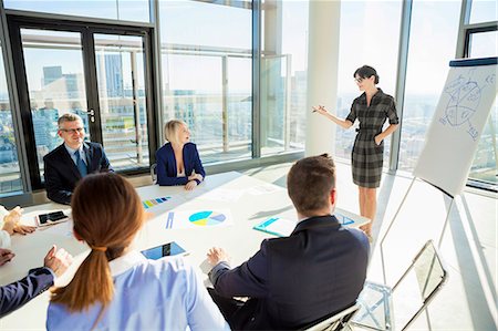 simsearch:6115-08416263,k - Female architect giving presentation in business meeting Stock Photo - Premium Royalty-Free, Code: 6115-08416306