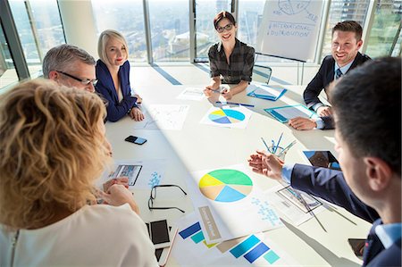 simsearch:6115-08416163,k - Team of architects in business meeting Stock Photo - Premium Royalty-Free, Code: 6115-08416313