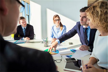 simsearch:6115-08416263,k - Team of architects in business meeting Stock Photo - Premium Royalty-Free, Code: 6115-08416310