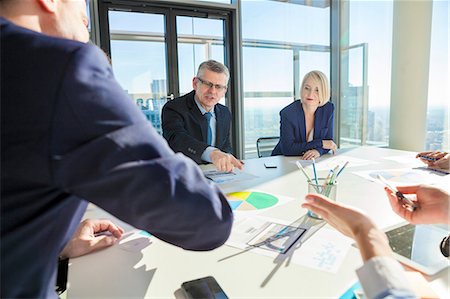 simsearch:6115-08416263,k - Team of architects in business meeting Stock Photo - Premium Royalty-Free, Code: 6115-08416311