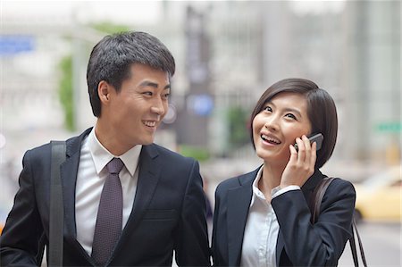 simsearch:6116-07086540,k - Two Business People Walking Together Stock Photo - Premium Royalty-Free, Code: 6116-07084860