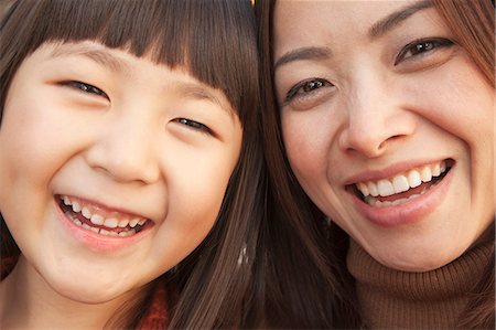simsearch:614-06897814,k - Mother and Daughter autumn Portrait Stock Photo - Premium Royalty-Free, Code: 6116-07235453