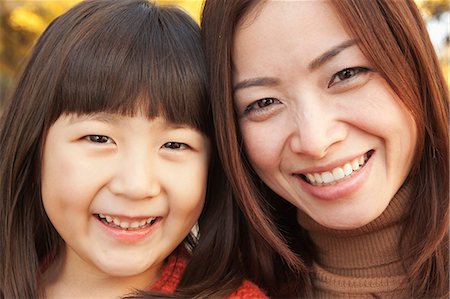 simsearch:614-06897814,k - Mother and Daughter autumn Portrait Stock Photo - Premium Royalty-Free, Code: 6116-07235452