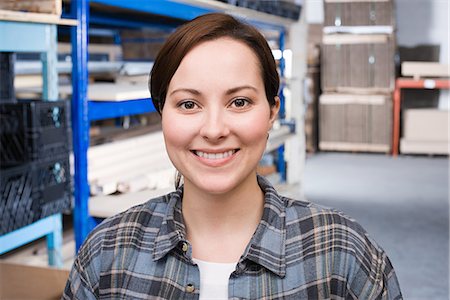 portrait factory owner - Portrait of a warehouse worker Stock Photo - Premium Royalty-Free, Code: 6116-08915222