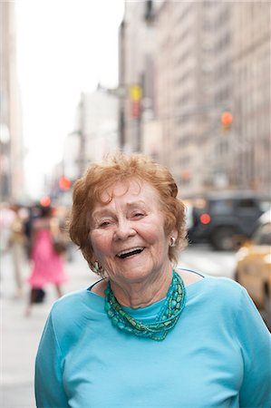 eccentric elderly people photos - Pedestrian portrait in city Stock Photo - Premium Royalty-Free, Code: 6116-08915965