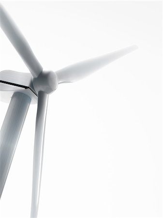 A wind turbine, or wind power generator. Stock Photo - Premium Royalty-Free, Code: 6118-07352321