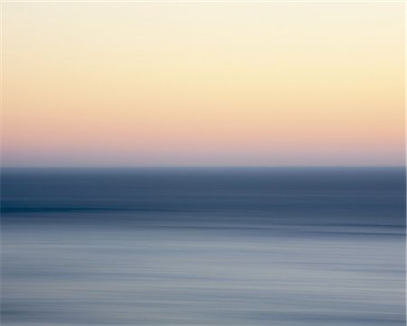 dramatic evening sky - Seascape and view of moving water off the coast of Olympic National Park in Washington, USA Stock Photo - Premium Royalty-Free, Code: 6118-07352555