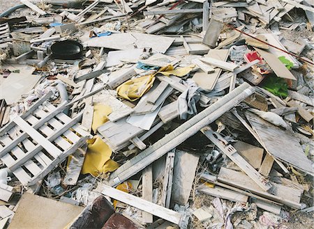 simsearch:6118-07352256,k - A heap of garbage and discarded items, building and domestic waste. Stock Photo - Premium Royalty-Free, Code: 6118-07352510