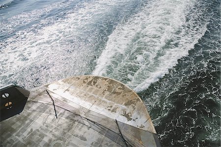 Ferry boat and wake, Puget Sound Stock Photo - Premium Royalty-Free, Code: 6118-07352874