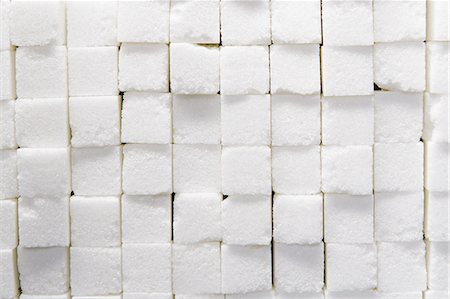 simsearch:6118-07440531,k - Wall of stacked sugar cubes Photographie de stock - Premium Libres de Droits, Code: 6118-07440370