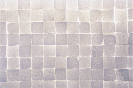 forme géométrique - Wall of stacked sugar cubes Photographie de stock - Premium Libres de Droits, Code: 6118-07440376