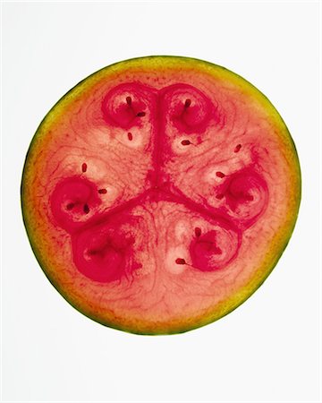 simsearch:6118-07440570,k - Organic watermelon slice Photographie de stock - Premium Libres de Droits, Code: 6118-07440565