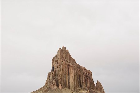 simsearch:6118-08947905,k - Shiprock is a sacred Navajo landmark on the Navajo Indian Reservation in New Mexico Stock Photo - Premium Royalty-Free, Code: 6118-08947898