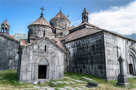 Exterior view of the medieval Haghpat Monastery, Haghpat, Armenia. Stock Photo - Premium Royalty-Free, Code: 6118-09028105