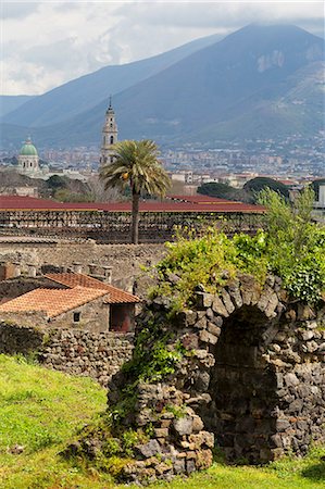 simsearch:6119-07452070,k - The ruins of the Roman city of Pompeii, UNESCO World Heritage Site, Campania, Italy, Europe Foto de stock - Sin royalties Premium, Código: 6119-07443765
