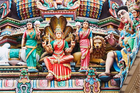 southeast asia traditional clothing - Sri Mariamman Hindu Temple, Singapore, Southeast Asia, Asia Stock Photo - Premium Royalty-Free, Code: 6119-07443731