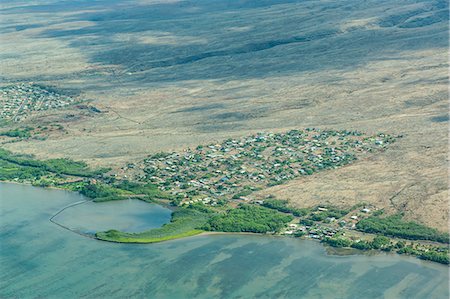 simsearch:6119-07443868,k - Aerial of the island of Molokai, Hawaii, United States of America, Pacific Photographie de stock - Premium Libres de Droits, Code: 6119-07443871