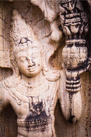 simsearch:6119-07451201,k - Stone guardian statue, Vatadage (Circular Relic House), Polonnaruwa Quadrangle, UNESCO World Heritage Site, Sri Lanka, Asia Stockbilder - Premium RF Lizenzfrei, Bildnummer: 6119-07451239