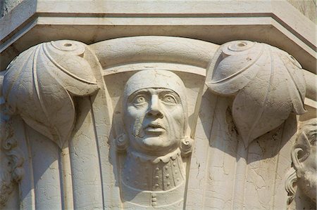 stone - Details of Palazzo Ducale, Piazza San Marco, Venice, UNESCO World Heritage Site, Veneto, Italy, Europe Photographie de stock - Premium Libres de Droits, Code: 6119-07451432