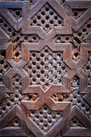 framed (photographic border showing) - Window barrier, Bou Inania Medersa, Medina, Meknes, Meknes-Tafilalet, Morocco, North Africa, Africa Stock Photo - Premium Royalty-Free, Code: 6119-07451586