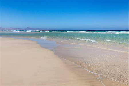 fuerteventura - Playa de Sotavento, Risco del Paso, Fuerteventura, Canary Islands, Spain, Atlantic, Europe Foto de stock - Sin royalties Premium, Código: 6119-07451632