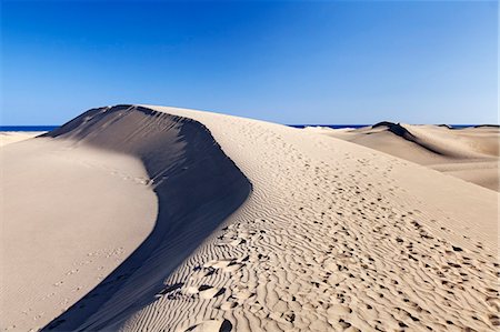 Sand dunes, Maspalomas, Gran Canaria, Canary Islands, Spain, Atlantic, Europe Photographie de stock - Premium Libres de Droits, Code: 6119-07451753