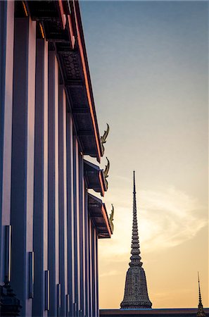 Wat Pho, Bangkok, Thailand. Photographie de stock - Premium Libres de Droits, Code: 6119-07451907