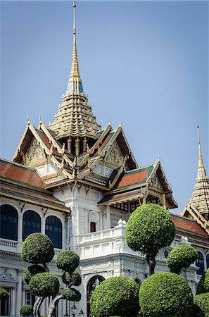 Wat Phra Kaew, Bangkok, Thailand. Foto de stock - Sin royalties Premium, Código: 6119-07451910