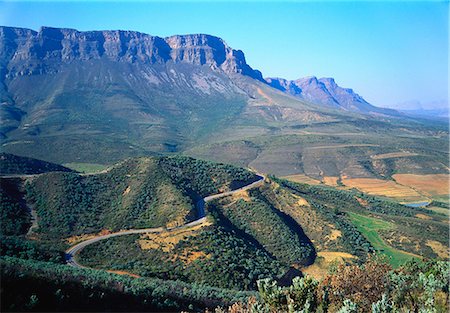 rolling hills of africa - Uitkyk Pass, Ceres Valley, Western Cape, South Africa Stock Photo - Premium Royalty-Free, Code: 6119-07451923