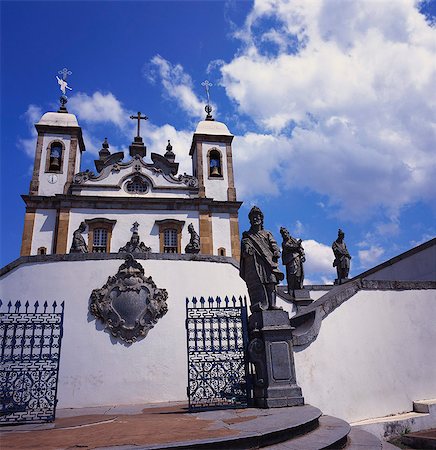 simsearch:6119-08268198,k - Basilica do Bom Jesus de Matosinhos, Congonhas, Minas Gerais, Brazil Foto de stock - Sin royalties Premium, Código: 6119-07451926