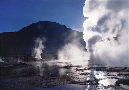 el tatio - Steam Rising From Geysers and Fumaroles, El Tatio, Atacama, Chile Stock Photo - Premium Royalty-Free, Code: 6119-07451928