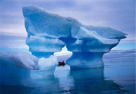 Sculpted Iceberg, Spitsbergen, Svalbard Archipelago, Norway, Scandinavia, Europe Stock Photo - Premium Royalty-Free, Code: 6119-07451932