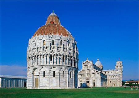 romanesque pisa cathedral - Battistero di Pisa, Pisa, Tuscany, Italy Stock Photo - Premium Royalty-Free, Code: 6119-07452090