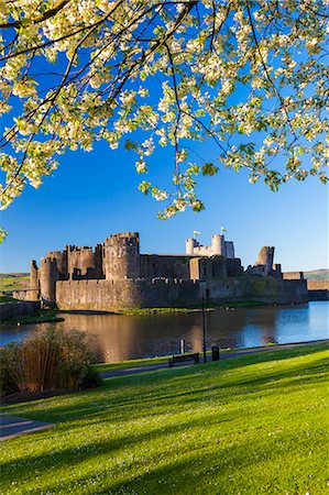 Caerphilly Castle, Gwent, Wales, United Kingdom, Europe Photographie de stock - Premium Libres de Droits, Code: 6119-07452272