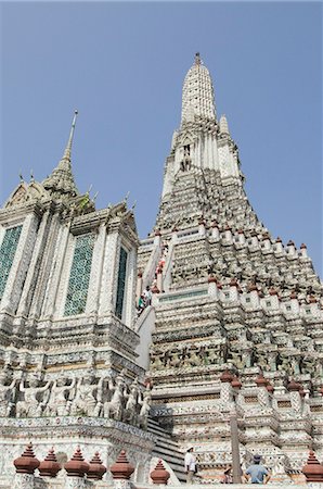 Wat Arun, Bangkok, Thailand Stock Photo - Premium Royalty-Free, Code: 6119-07452213