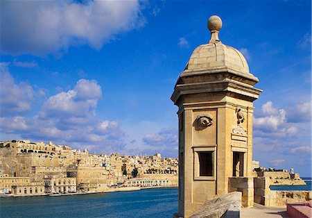 simsearch:6119-07451812,k - Watchtower, La Gardiola, Senglea, Malta Stock Photo - Premium Royalty-Free, Code: 6119-07452228