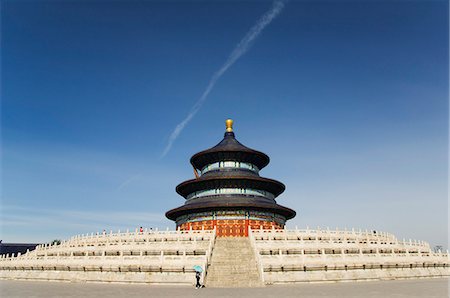 simsearch:6119-07452397,k - The Hall of Prayer for Good Harvests, The Temple of Heaven, UNESCO World Heritage Site, Beijing, China, Asia Photographie de stock - Premium Libres de Droits, Code: 6119-07452380