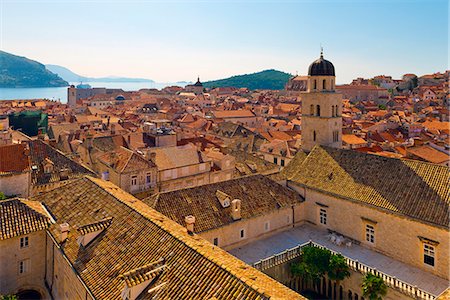 simsearch:6119-07451645,k - The Tower of the Franciscan Monastery, Old Town (Stari Grad), UNESCO World Heritage Site, Dubrovnik, Dalmatia, Croatia, Europe Stock Photo - Premium Royalty-Free, Code: 6119-07453046