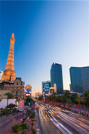 Paris Las Vegas Hotel and Casino, The Strip, Las Vegas, Nevada, United States of America, North America Photographie de stock - Premium Libres de Droits, Code: 6119-07453056