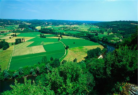 simsearch:6119-07452535,k - Rural Landscape, Domme, Dordogne, France Fotografie stock - Premium Royalty-Free, Codice: 6119-07453062