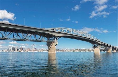 Harbour Bridge, Auckland, North Island, New Zealand, Pacific Foto de stock - Royalty Free Premium, Número: 6119-07541512