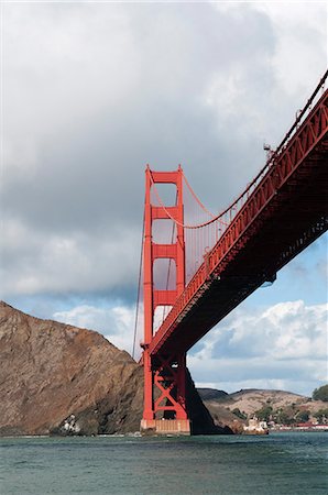 san francisco - Golden Gate Bridge, San Francisco, California, United States of America, North America Photographie de stock - Premium Libres de Droits, Code: 6119-07587414